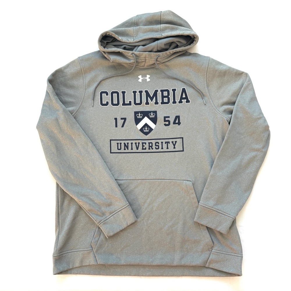 Under Armour Columbia University Grey Hoodie Fleece Large